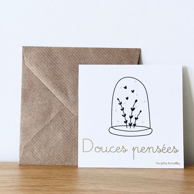 Correspondence card - Sweet thoughts