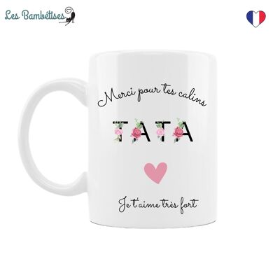 Tata Mug with Flowery Letters