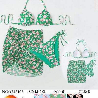 Triangle floral set
