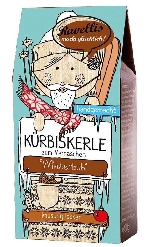 Kürbiskerne - Vollmilchschokolade & Lebkuchen 6er