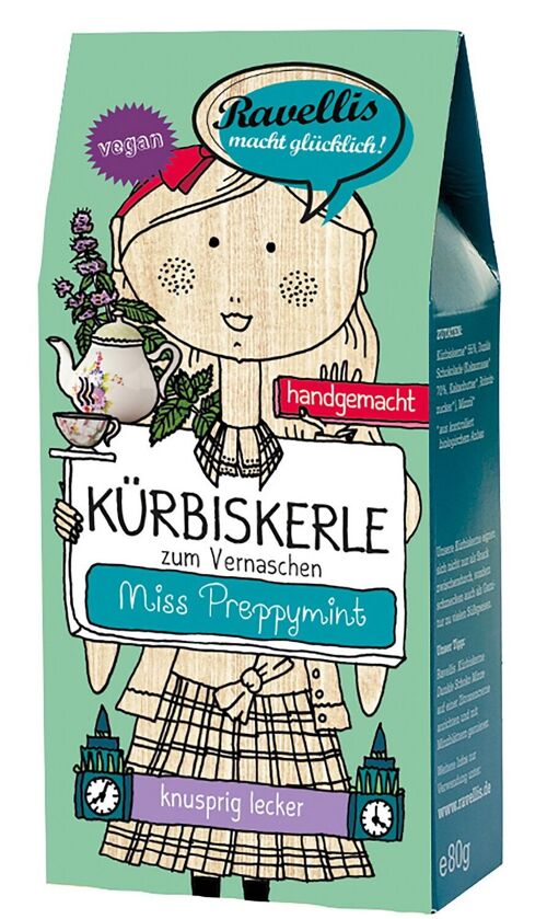 Kürbiskerne - Dunkle Schokolade & Minze 6er