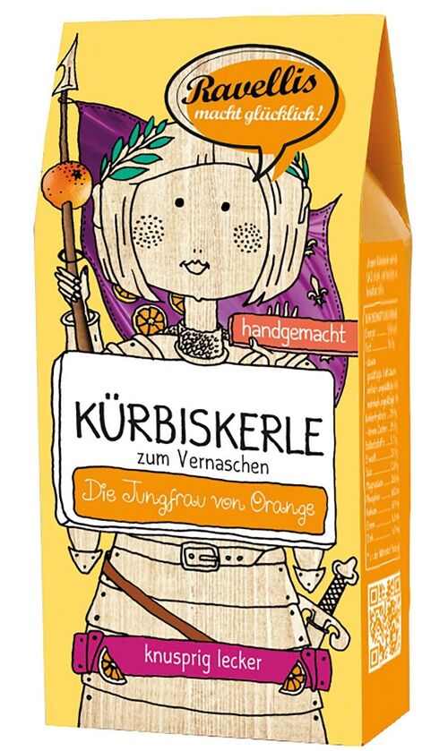 Kürbiskerne - Weiße Schokolade & Orange 6er