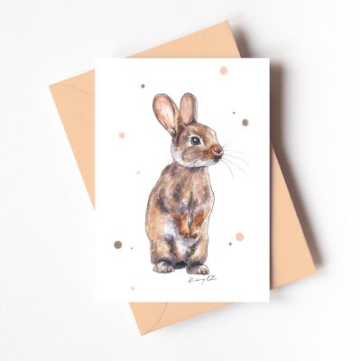 Bunny - Greeting Card