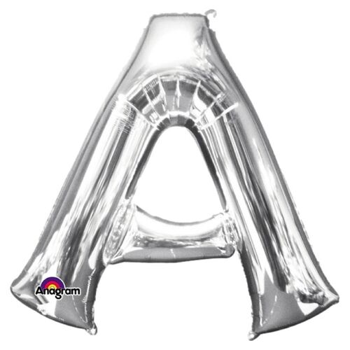 Ballon Lettre "A" Argent