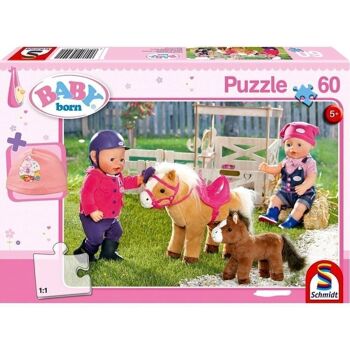 Puzzle Fait Du Poney 60 Pièces