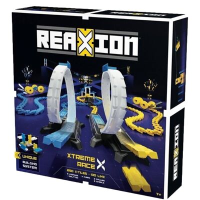 Construcciones magnéticas y de cuentas Reaxion Xtreme Race