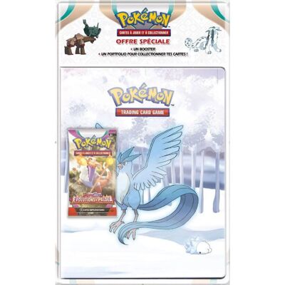 Pack Portafolio + Pokemon Booster EV02 Francés