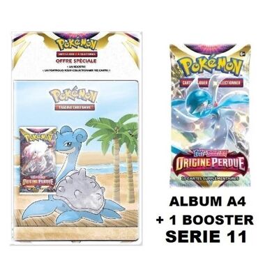 Pacchetto portfolio Pokémon + Booster - E&B11 - Origine perduta