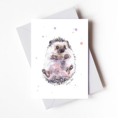 Baby Hedgehog - Greeting Card