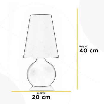 Petite lampe Sfera P noire 5