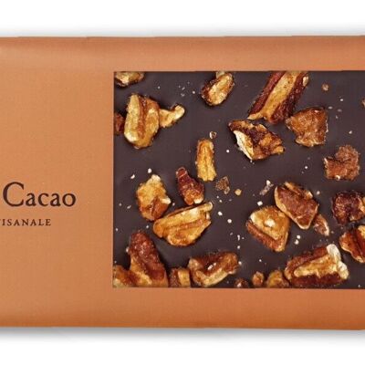 Mini bar de nueces pecanas negras caramelizadas