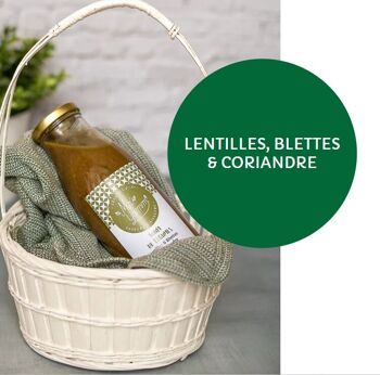 Soupe Lentilles Blettes et Coriandre