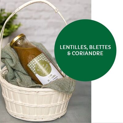 Soupe Lentilles Blettes et Coriandre