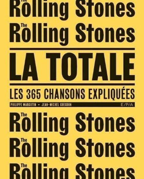LIVRE - Rolling Stones - La Totale