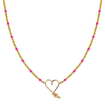 Collier family rosary colors 1 coeur 7
