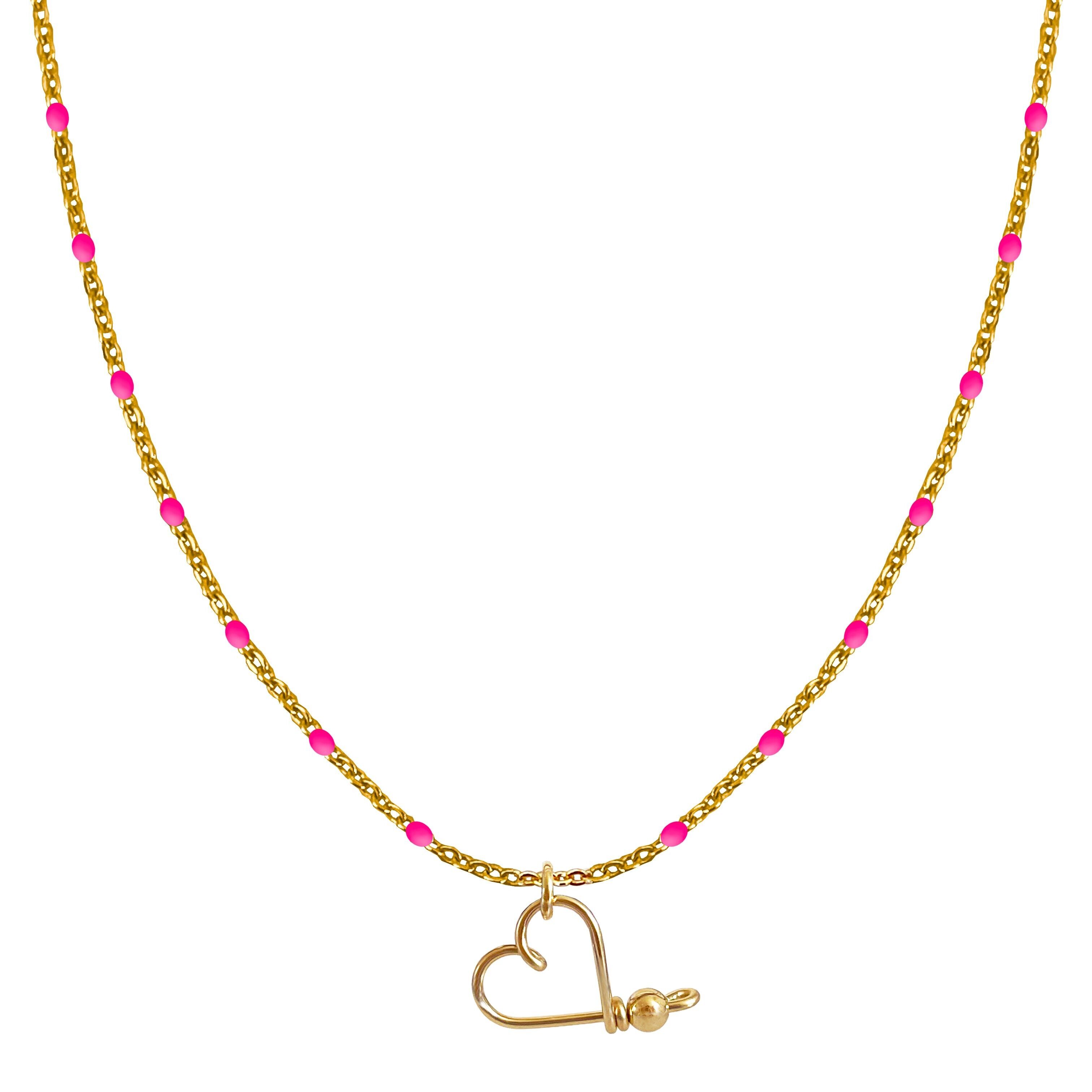 Precioso collar rosario de colores - 40cm