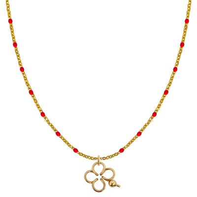 Collar rosario de la suerte colores - 45cm