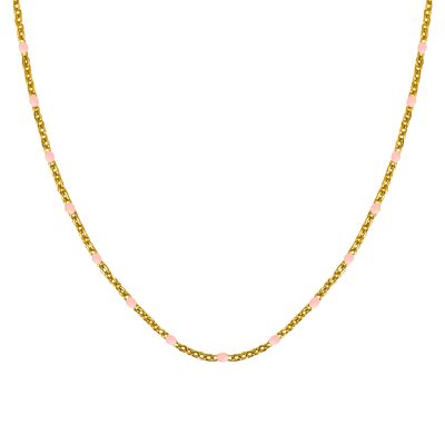 Halskette in Rosenkranzfarben – 45 cm