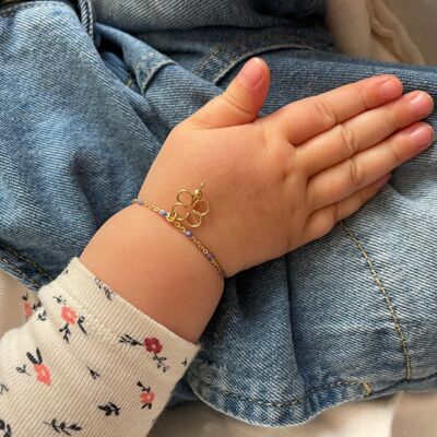 Lucky rosary colors kids bracelet