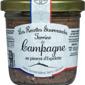 Verrine Terrine de Campagne au Piment d'Espelette 90g