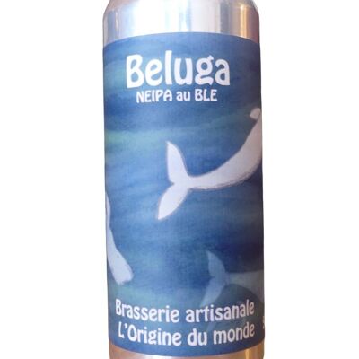 Birra bianca Beluga, frumento NEIPA 6% 50cl