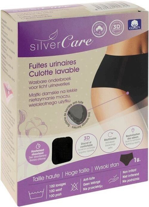 CULOTTE TAILLE HAUTE ANTI-FUITE URINAIRE