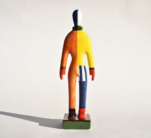 Malevich Sportsmen Ceramic Sculpture #2