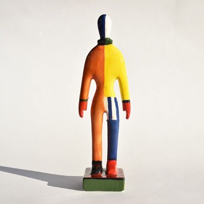 Malevich Sportsmen Ceramic Sculpture #2