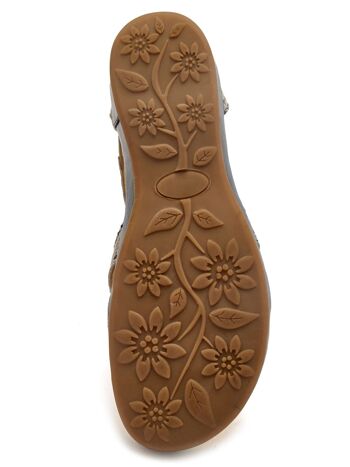 Sandales cuir ajouré style «spartiate» (1005297 - 0001) 5