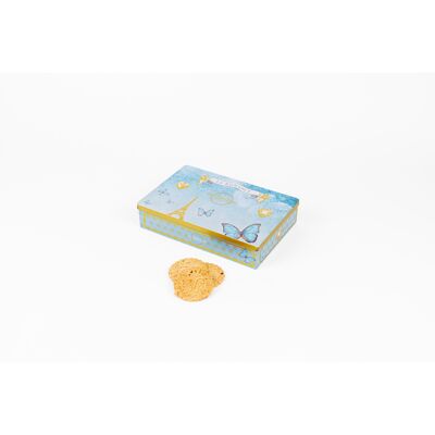 Galletas de mantequilla saladas y caramelo - "Romance" caja metálica 150 g