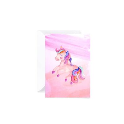 Tarjeta de felicitación - Unicornio