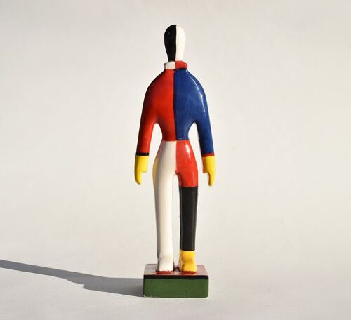 Malevich Sportsmen ceramic Sculpture #3