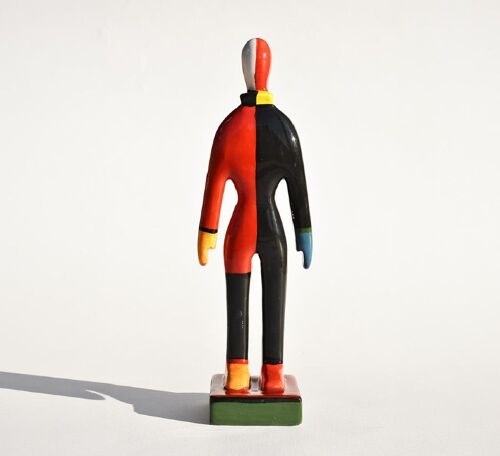 Malevich Sportsmen Ceramic Sculpture #1
