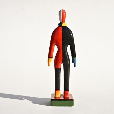 Escultura de cerámica de deportistas Malevich #1