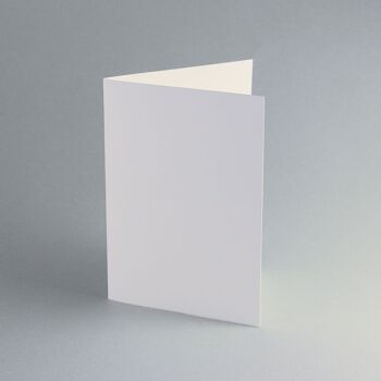 100 cartes pliantes blanches recyclées DIN A6