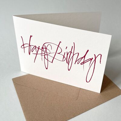 10 recycled greeting cards with brown recycled envelopes