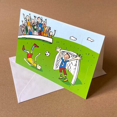 Tooor! - Football craft card with white envelope