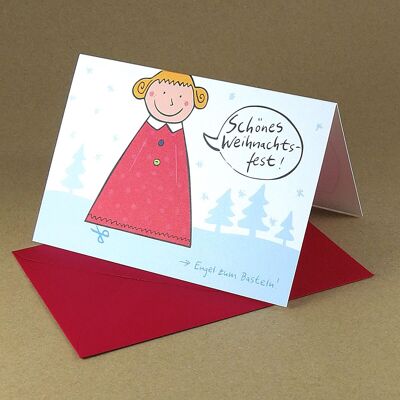 10 Christmas cards with envelopes: Merry Christmas