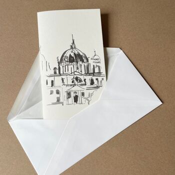 10 cartes de vœux simples avec enveloppe : Cathédrale de Berlin 1