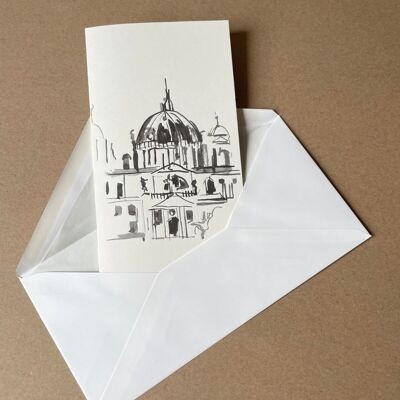 10 simple greeting cards with envelope: Berlin Cathedral