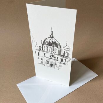 10 cartes de vœux simples avec enveloppe : Cathédrale de Berlin 2