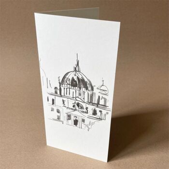 10 cartes de vœux simples avec enveloppe : Cathédrale de Berlin 3