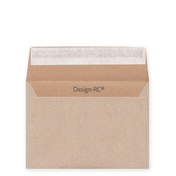 Ensemble, c'est beau - carte de vœux recyclée amusante avec enveloppe recyclée marron 3