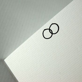 10 invitations de mariage avec enveloppes rouges : mariés avec enveloppe 2