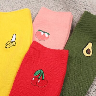 4 Pack Socks with fruits__default