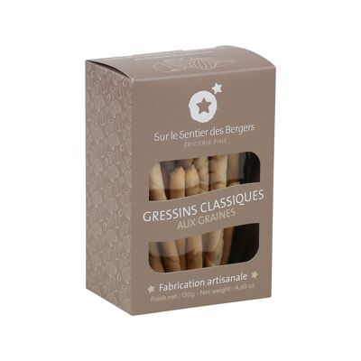 Gressins classiques aux graines - 130g