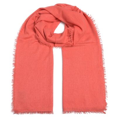 Cashmere scarf Feli-cs in carnelian