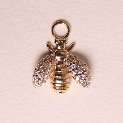 Shiny Bee Charms