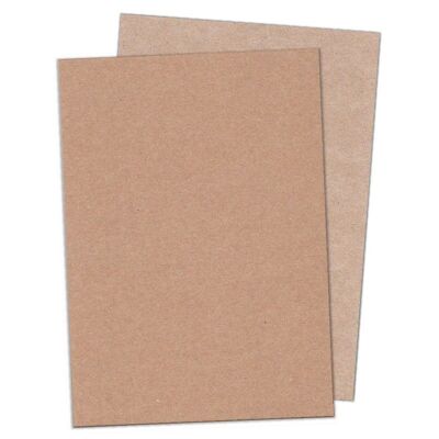 120 sheets of brown recycled paper DIN A4