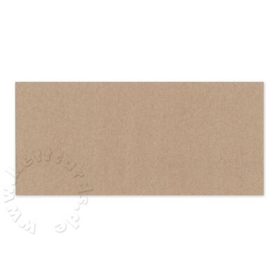 90 sheets of brown recycled paper 9.5 x 21 cm